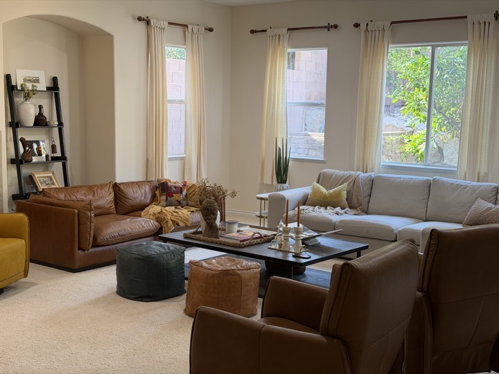 Currently furnished main living room